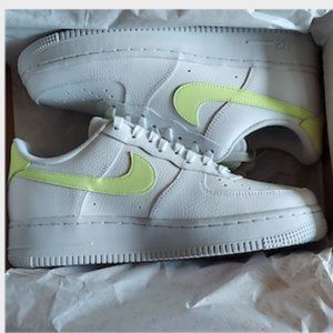 Nike AF1 Barely Volt/White